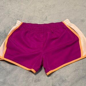 Danskin Vibrant Purple and Orange Athletic Shorts